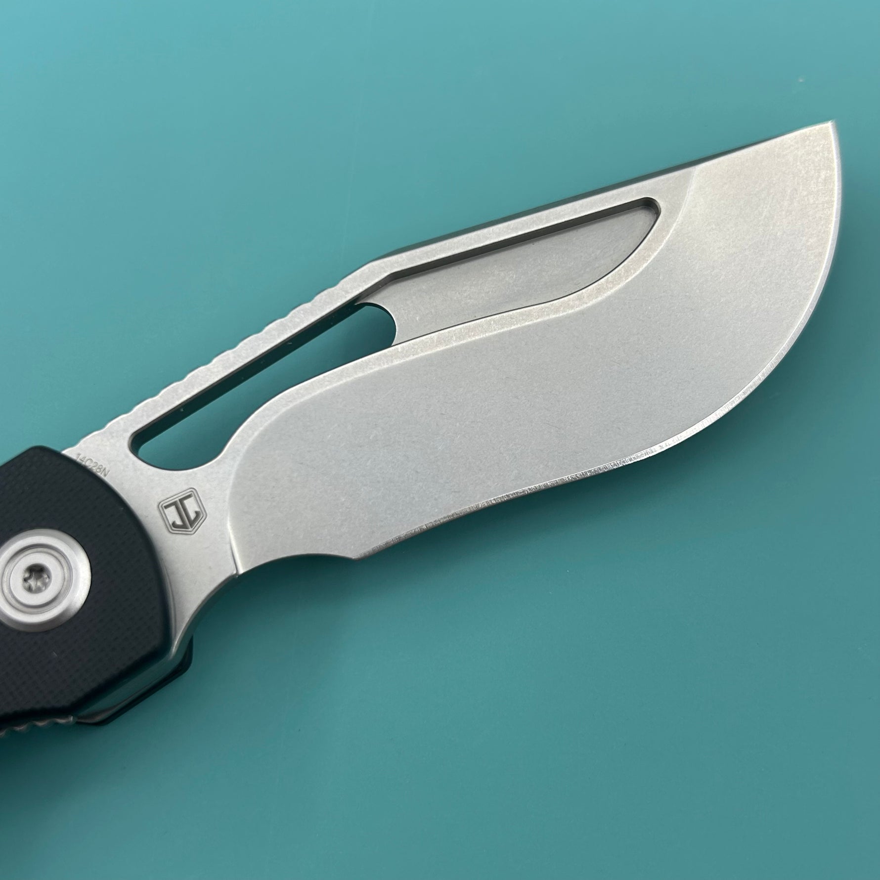 KU knife KU397A Gurkha Linerlock Black Folding Knife