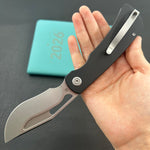 KU knife KU397A Gurkha Linerlock Black Folding Knife