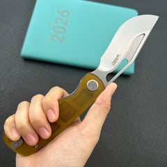 KU knife KU397C Gurkha Linerlock Ultem Folding Knife