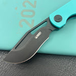 KU knife  KU397F Gurkha Linerlock Tiffany Blue Folding Knife