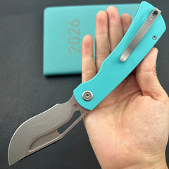 KU knife  KU397B Gurkha Linerlock Tiffany Blue Folding Knife