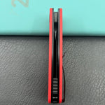KU knife KU397E Gurkha Linerlock Black Red Folding Knife