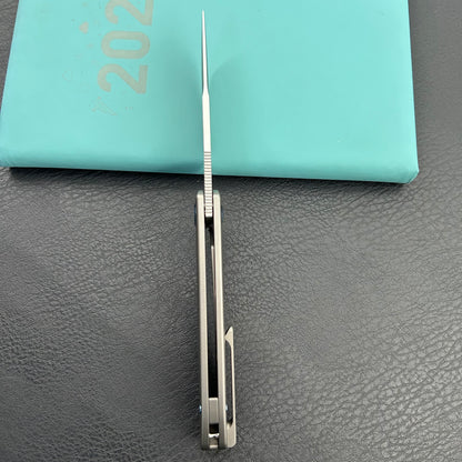 KU knife KU353A Supercell Linerlock Gray Ti Folding Knife