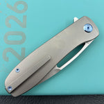 KU knife KU353A Supercell Linerlock Gray Ti Folding Knife
