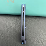 KU knife KU353B Supercell Linerlock Blue Ti Folding Knife
