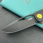 KU knife KU353D Supercell Linerlock Blackout Ti Folding Knife