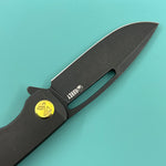 KU knife KU353D Supercell Linerlock Blackout Ti Folding Knife