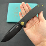 KU knife KU353D Supercell Linerlock Blackout Ti Folding Knife