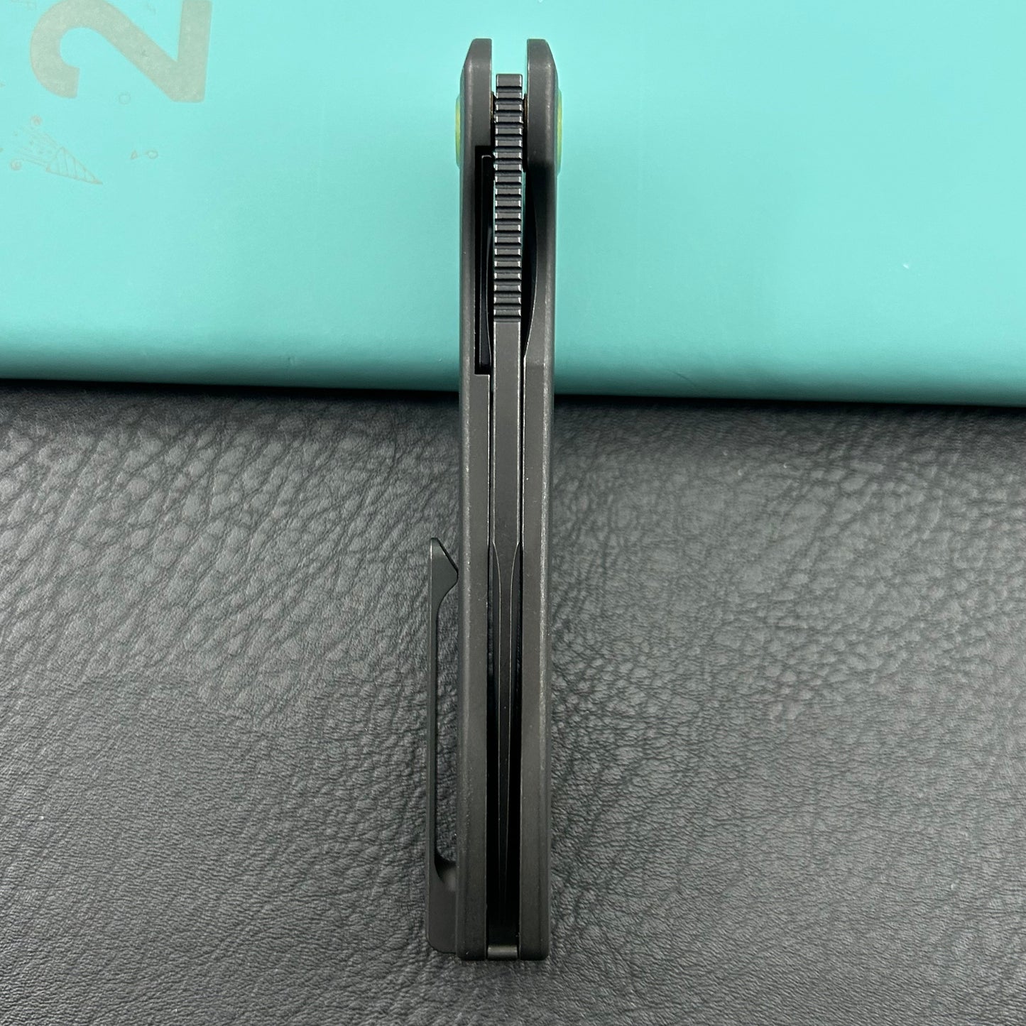 KU knife KU353D Supercell Linerlock Blackout Ti Folding Knife