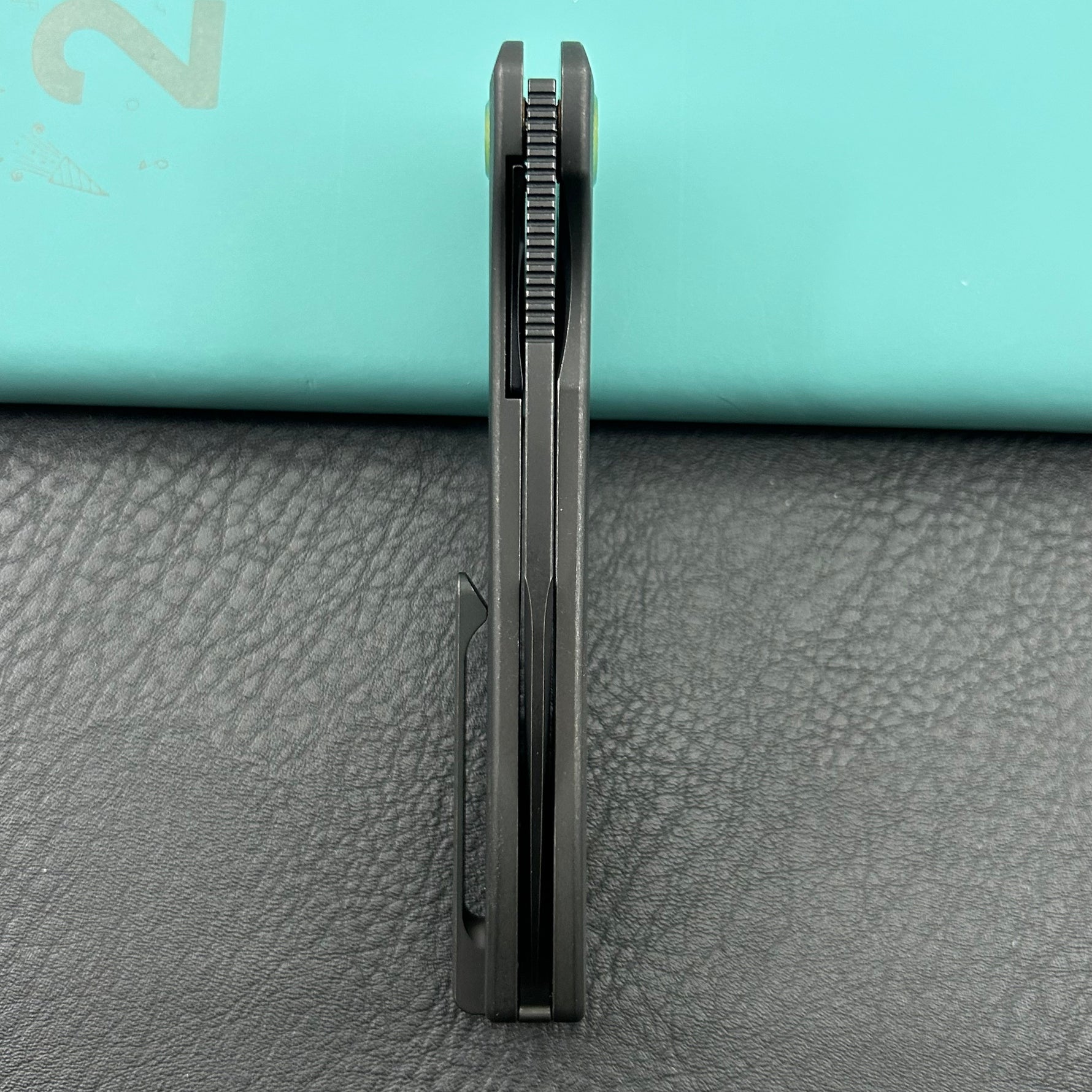 KU knife KU353D Supercell Linerlock Blackout Ti Folding Knife