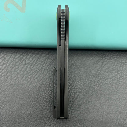 KU knife KU353D Supercell Linerlock Blackout Ti Folding Knife