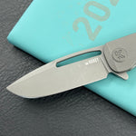 KU knife KU353C Supercell Linerlock Darkwash Ti Folding Knife
