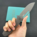 KU knife KU353C Supercell Linerlock Darkwash Ti Folding Knife