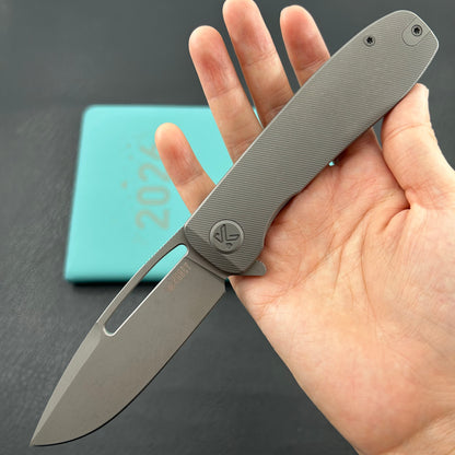 KU knife KU353C Supercell Linerlock Darkwash Ti Folding Knife