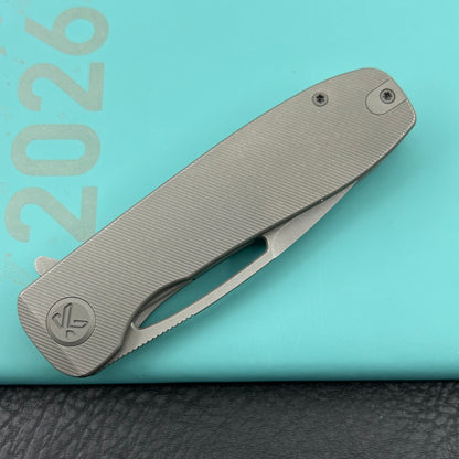 KU knife KU353C Supercell Linerlock Darkwash Ti Folding Knife