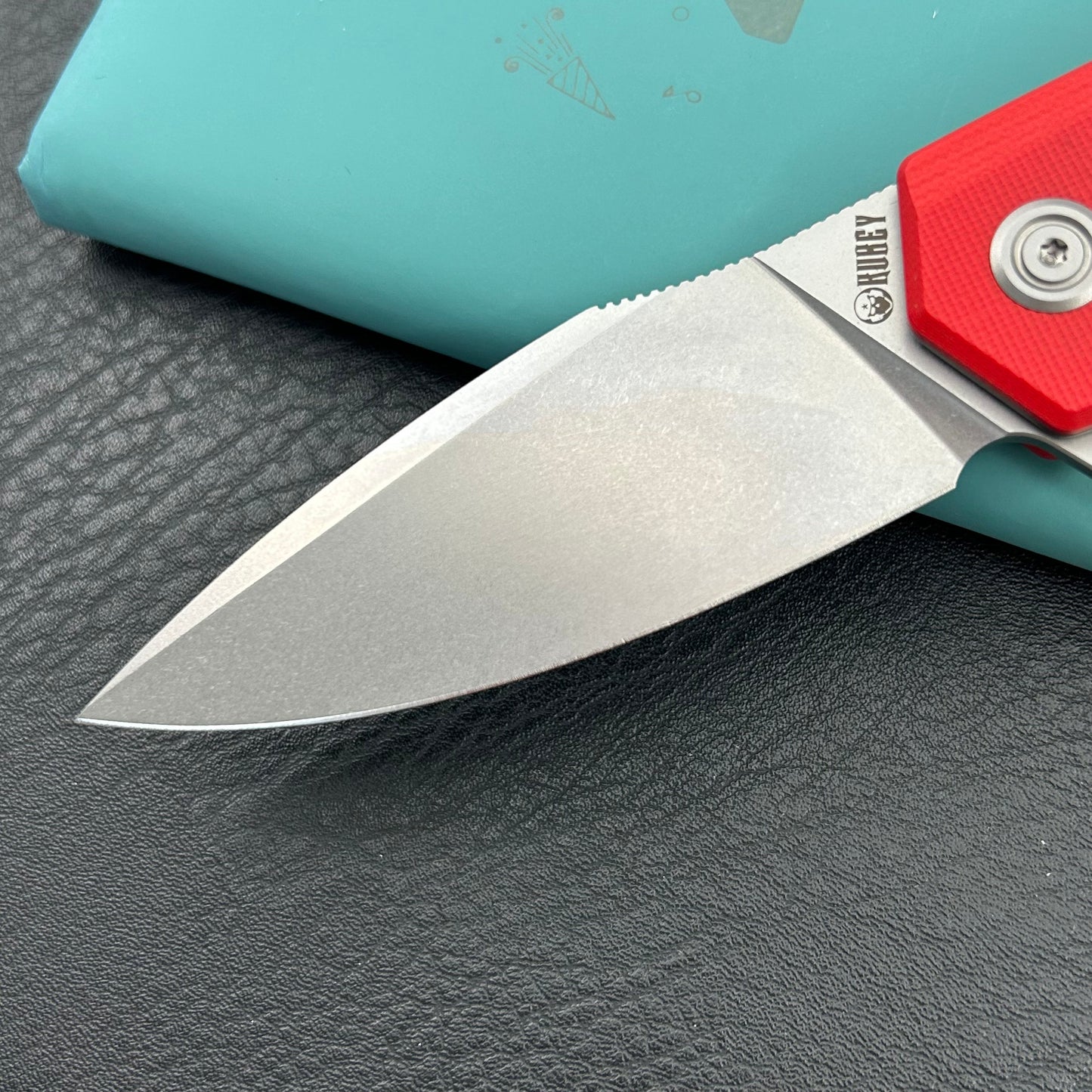 KU knife KU901V Calyce Flipper Linerlock Red  Folding Knife
