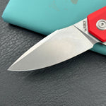 KU knife KU901V Calyce Flipper Linerlock Red  Folding Knife