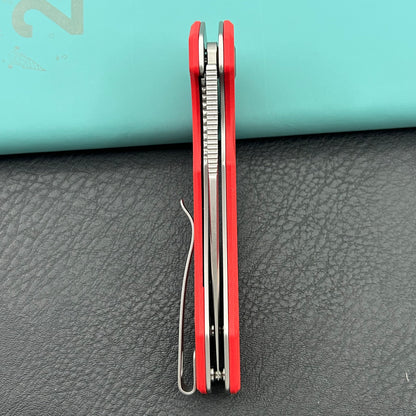 KU knife KU901V Calyce Flipper Linerlock Red  Folding Knife