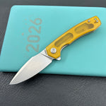 KU knife KU901W Calyce Flipper Linerlock Ultem  Folding Knife
