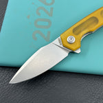 KU knife KU901W Calyce Flipper Linerlock Ultem  Folding Knife
