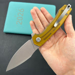 KU knife KU901W Calyce Flipper Linerlock Ultem  Folding Knife