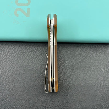 KU knife KU901W Calyce Flipper Linerlock Ultem  Folding Knife