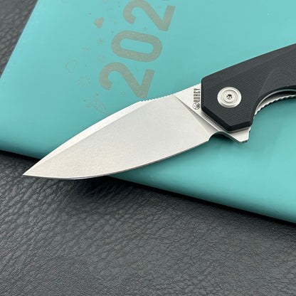 KU knife KU901T Calyce Flipper Linerlock Black  Folding Knife