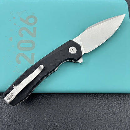 KU knife KU901T Calyce Flipper Linerlock Black  Folding Knife