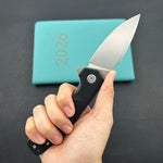 KU knife KU901T Calyce Flipper Linerlock Black  Folding Knife