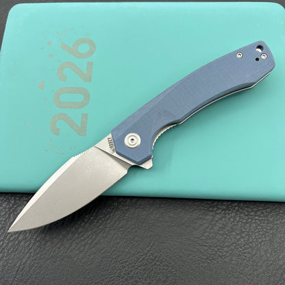 KU knife KU901U Calyce Flipper Linerlock Denim  Folding Knife
