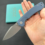 KU knife KU901U Calyce Flipper Linerlock Denim  Folding Knife