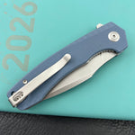 KU knife KU901U Calyce Flipper Linerlock Denim  Folding Knife
