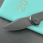 KU knife KU901Y Calyce Flipper Linerlock Blackout  Folding Knife