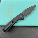 KU knife KU901Y Calyce Flipper Linerlock Blackout  Folding Knife