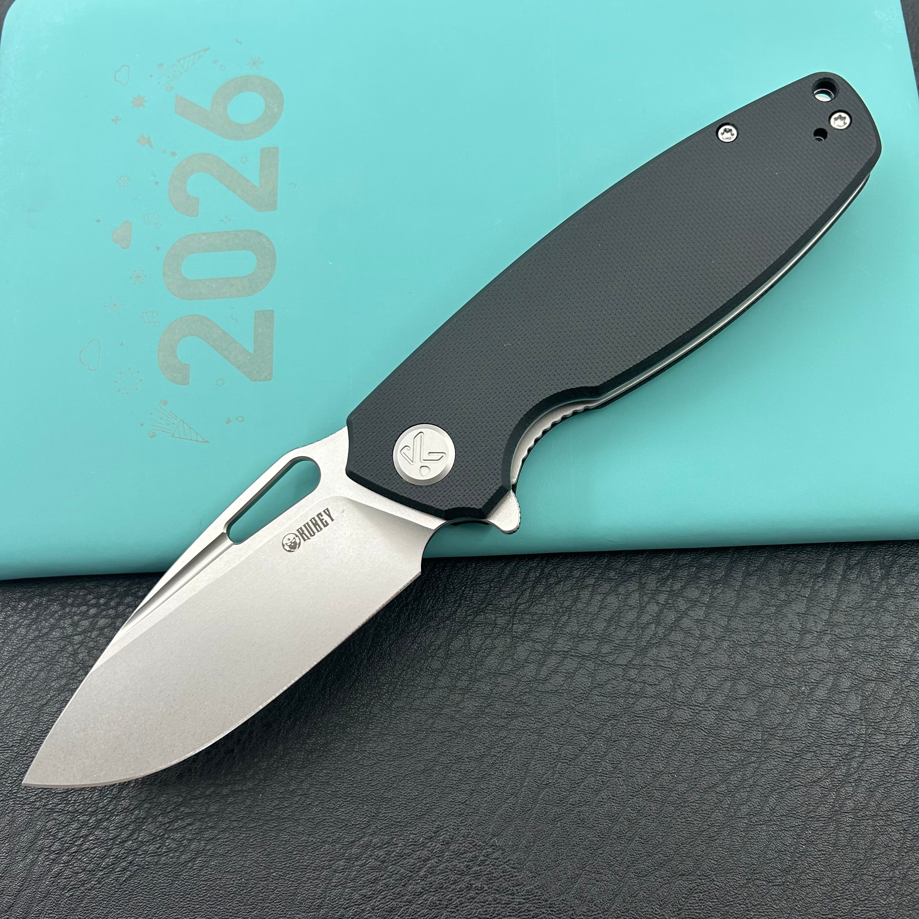 KUBEY knife KU322O Tityus Linerlock Black Folding Knife