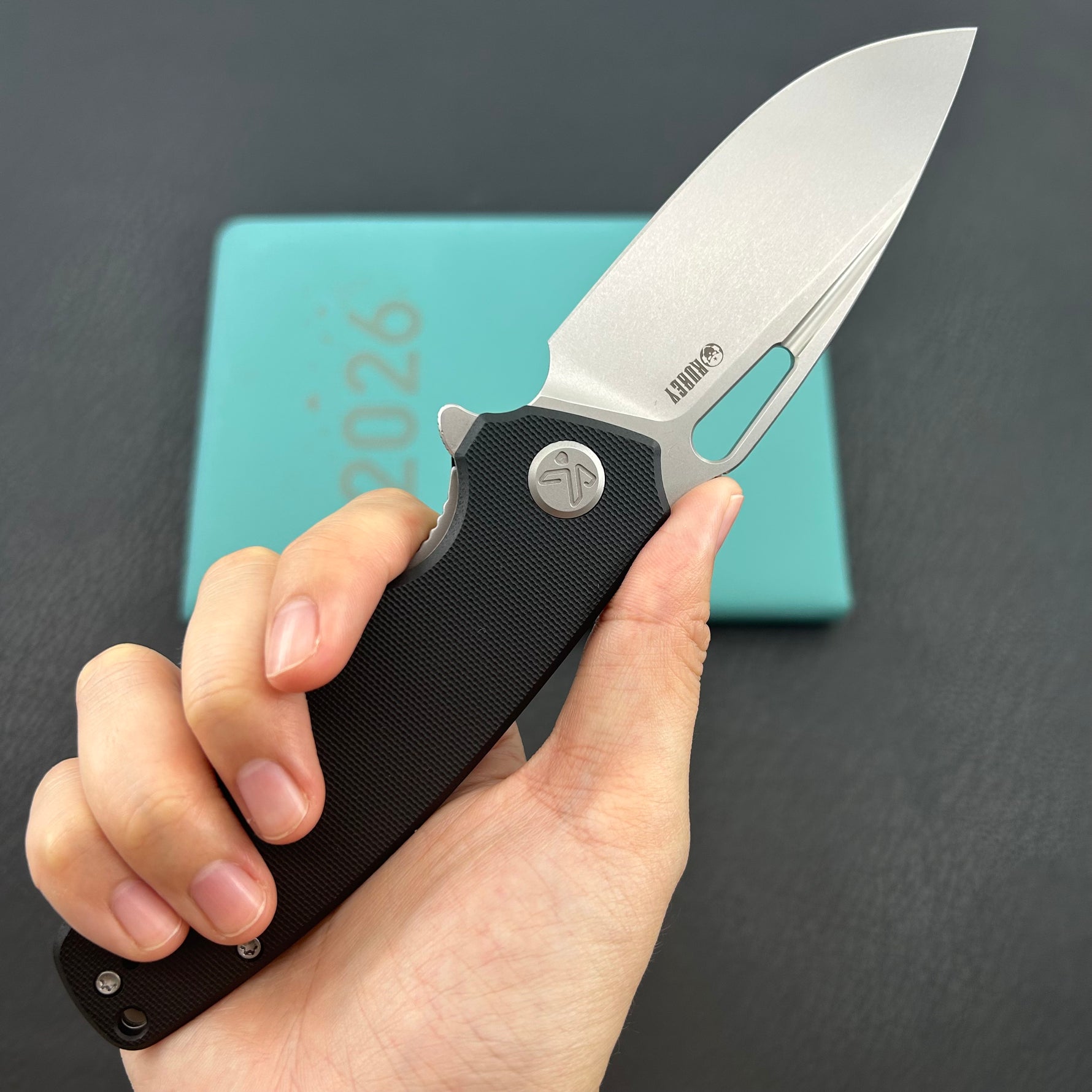 KUBEY knife KU322O Tityus Linerlock Black Folding Knife