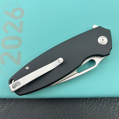 KUBEY knife KU322O Tityus Linerlock Black Folding Knife