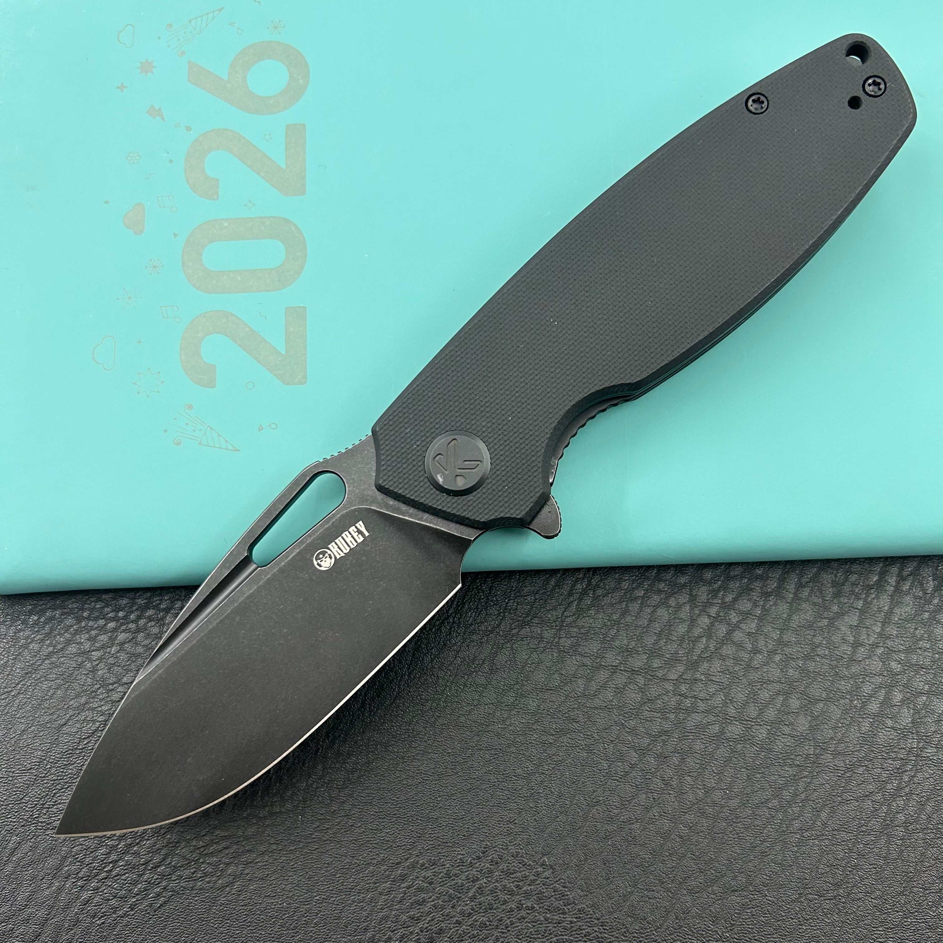 KUBEY knife KU322T Tityus Linerlock Blackout Folding knife
