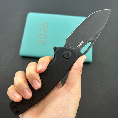 KUBEY knife KU322T Tityus Linerlock Blackout Folding knife