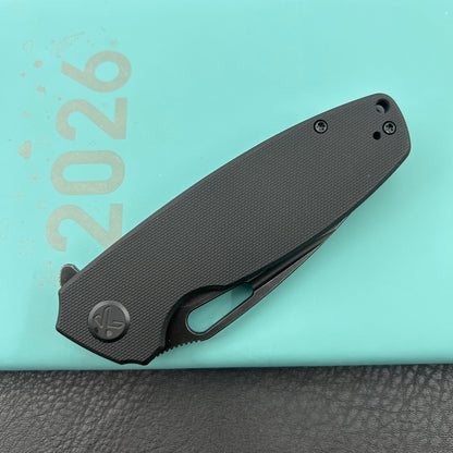 KUBEY knife KU322T Tityus Linerlock Blackout Folding knife