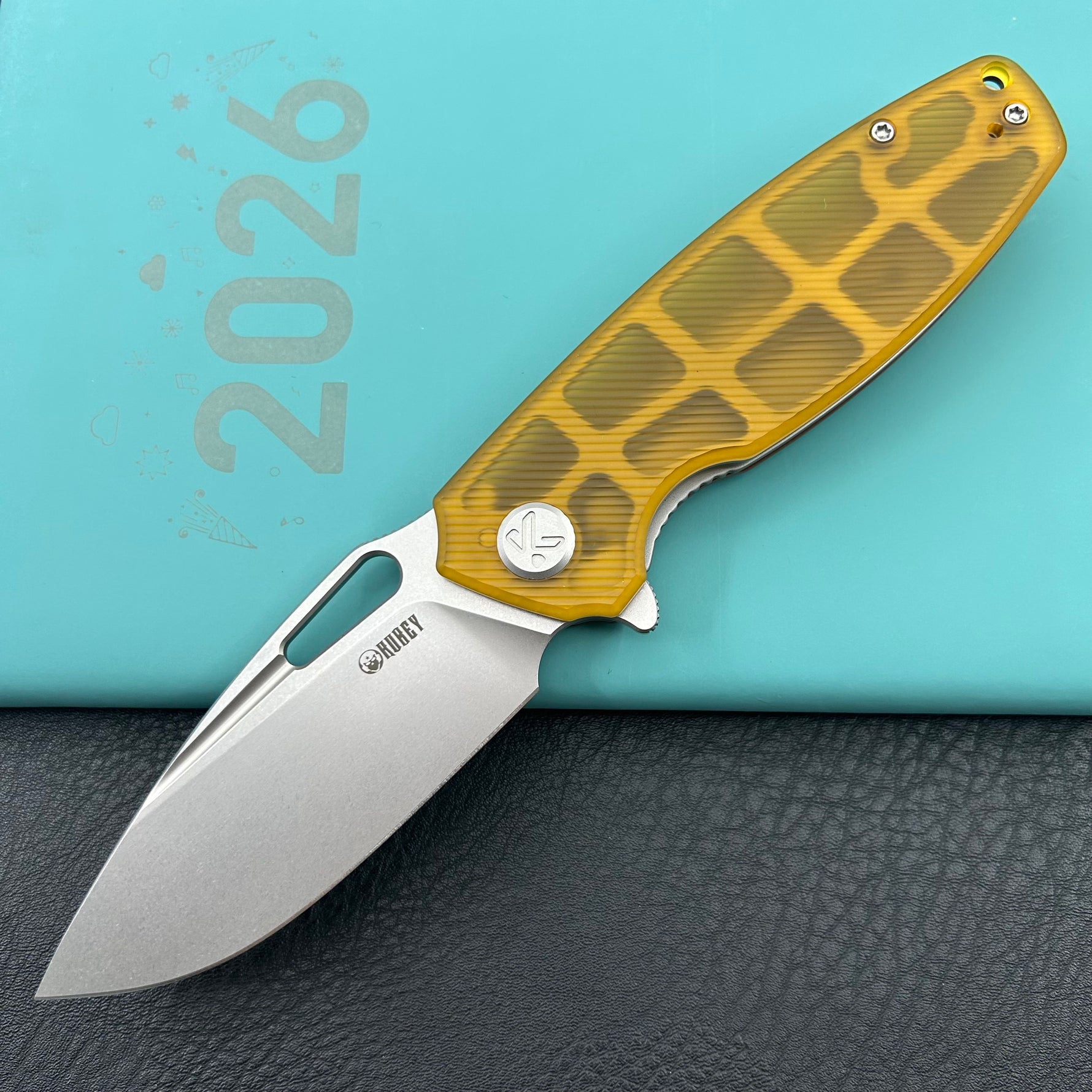 KUBEY knife KU322R Tityus Linerlock Ultem Folding knife