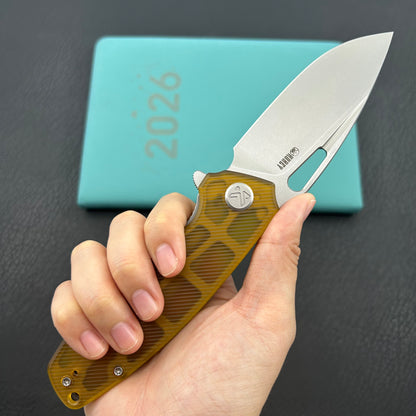 KUBEY knife KU322R Tityus Linerlock Ultem Folding knife