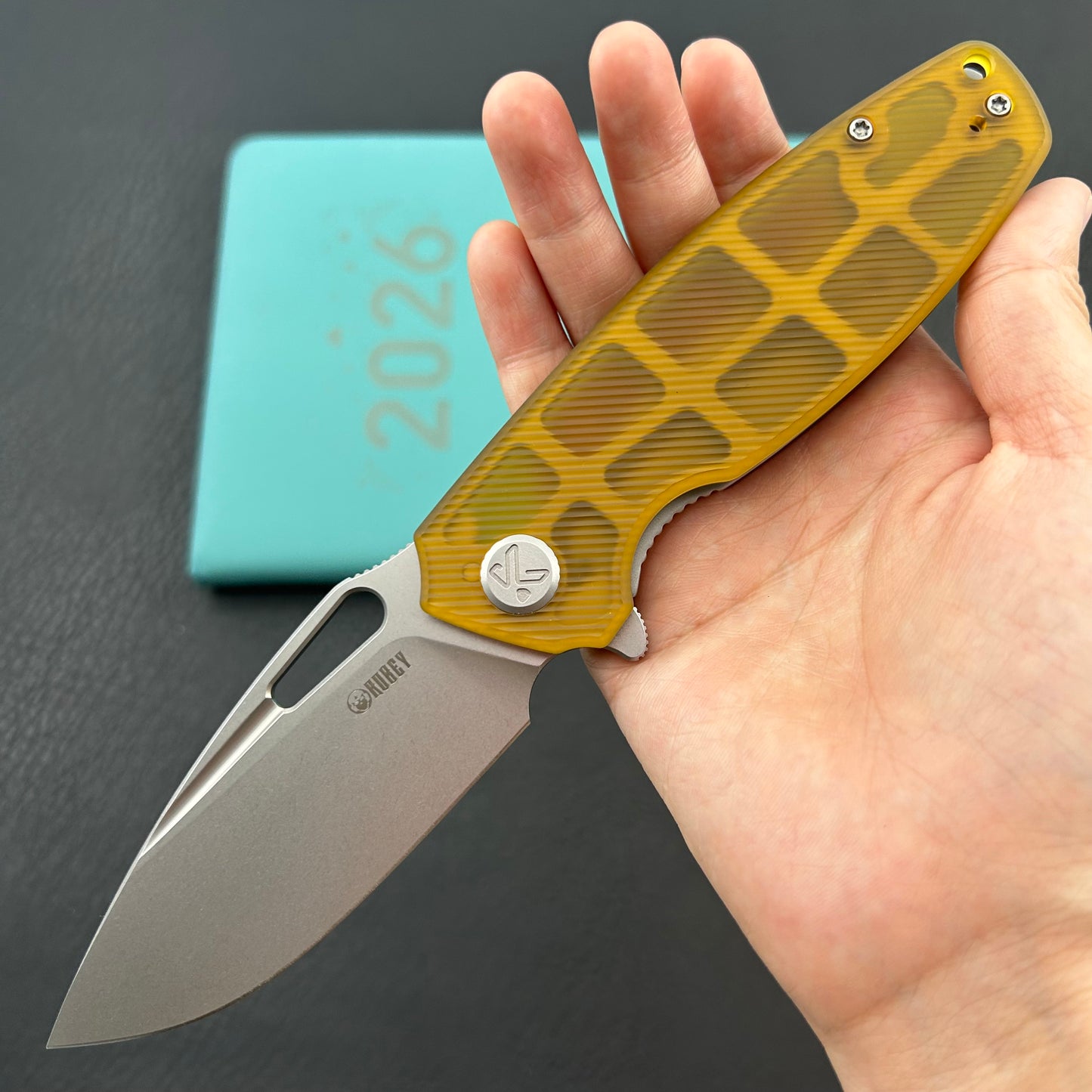 KUBEY knife KU322R Tityus Linerlock Ultem Folding knife