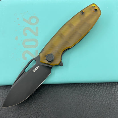 KUBEY knife KU322S Tityus Linerlock Black Ultem Folding knife