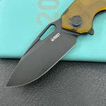 KUBEY knife KU322S Tityus Linerlock Black Ultem Folding knife