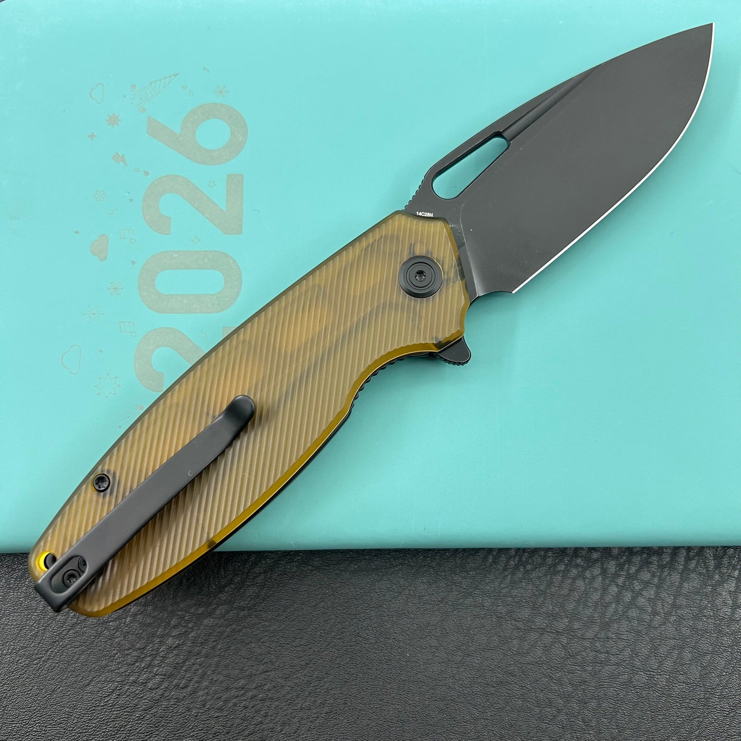 KUBEY knife KU322S Tityus Linerlock Black Ultem Folding knife