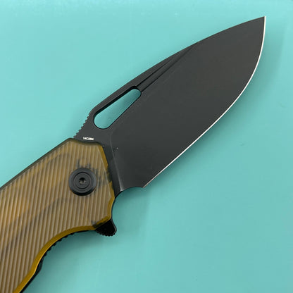 KUBEY knife KU322S Tityus Linerlock Black Ultem Folding knife