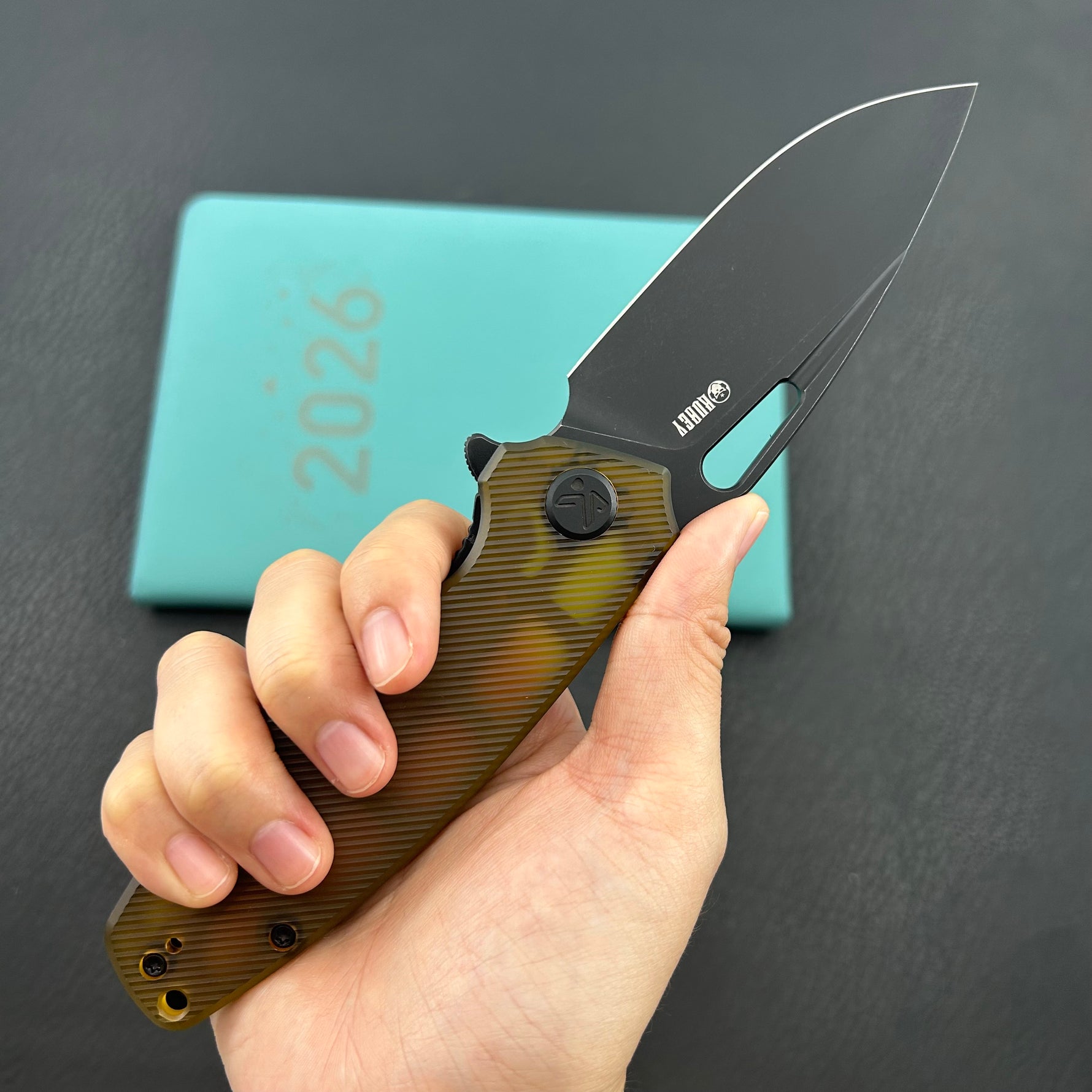 KUBEY knife KU322S Tityus Linerlock Black Ultem Folding knife