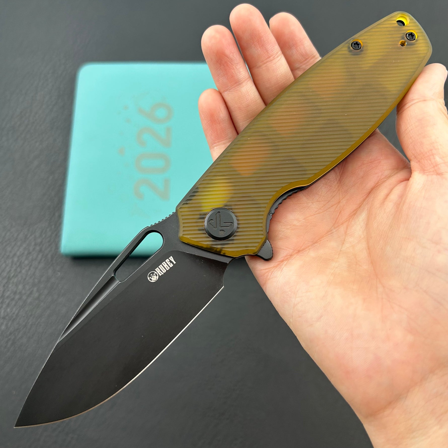 KUBEY knife KU322S Tityus Linerlock Black Ultem Folding knife