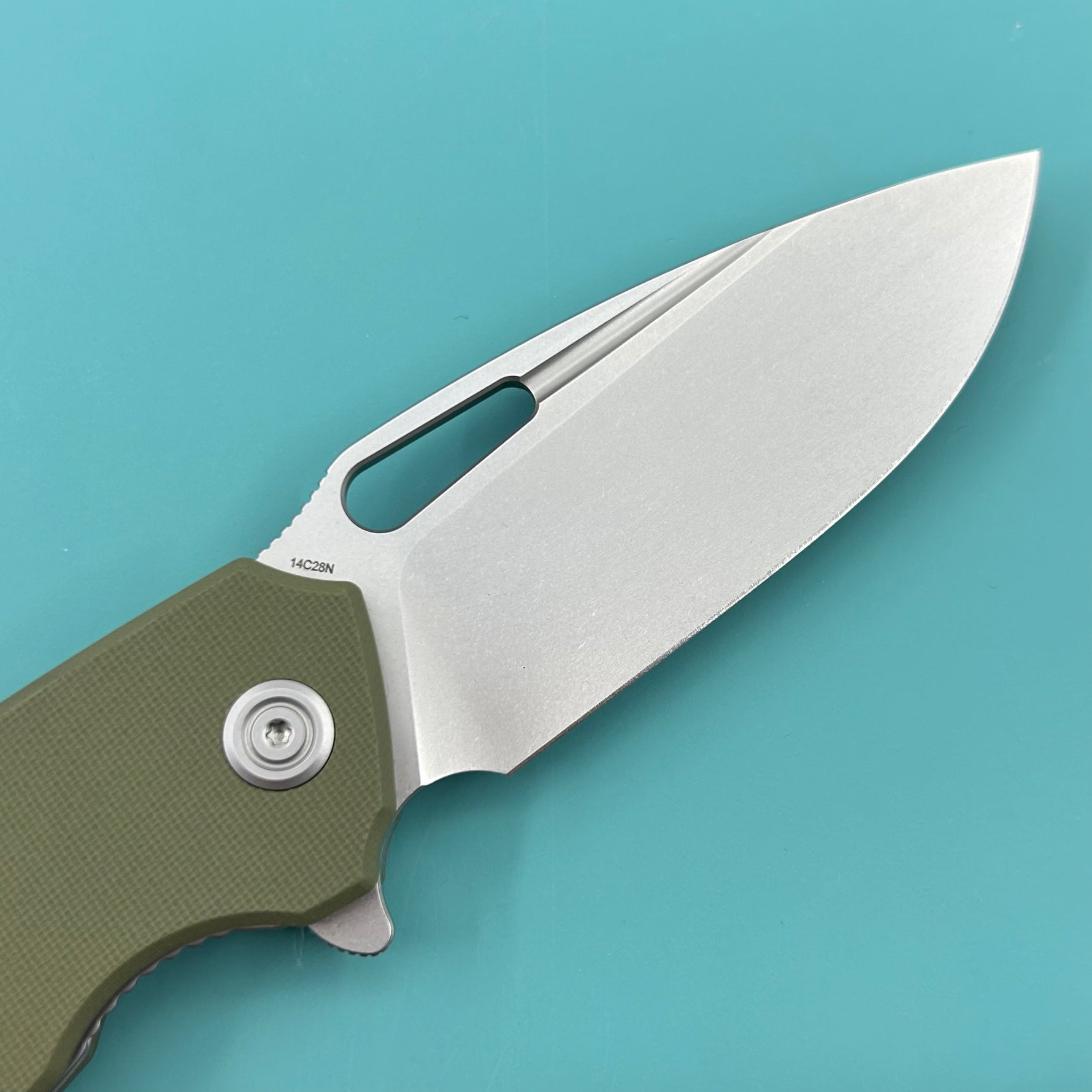 KUBEY knife KU322P Tityus Linerlock Green Folding knife